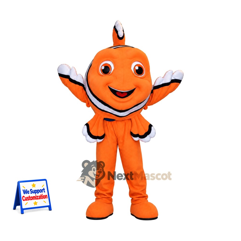 Clownfish Mascot Costume - Orange for Ocean Events