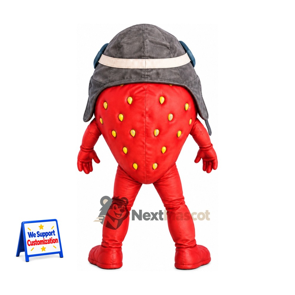 Strawberry Mascot Costume - Goggles Strawberry Mascot Costume - Goggles