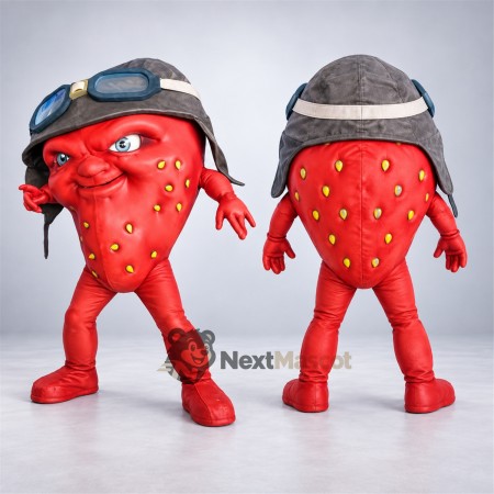 Strawberry Mascot Costume - Goggles Strawberry Mascot Costume - Goggles