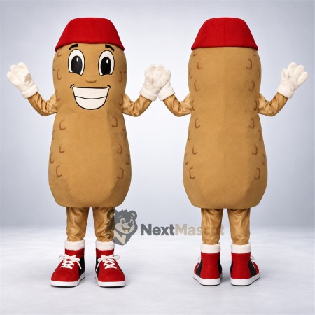 Peanut Mascot Costume - Red Cap Peanut Mascot Costume - Red Cap