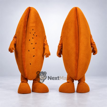 Papaya Half Mascot Costume Papaya Half Mascot Costume