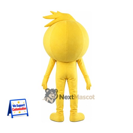 Smiley Character Mascot Costume - Yellow Smiley Character Mascot Costume - Yellow