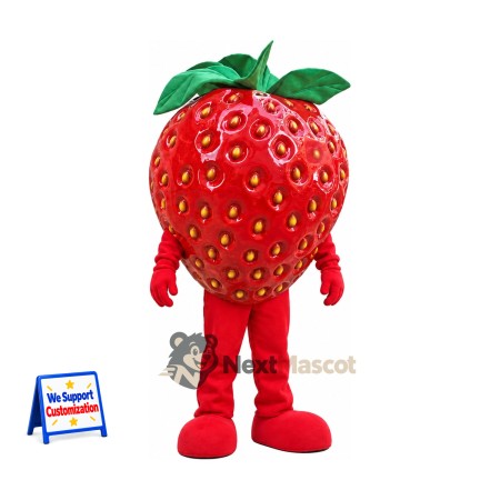 Strawberry Mascot Costume Strawberry Mascot Costume
