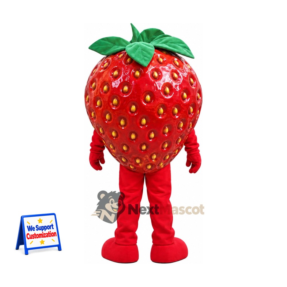 Strawberry Mascot Costume Strawberry Mascot Costume