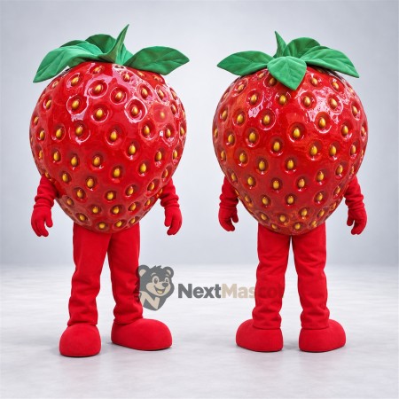 Strawberry Mascot Costume Strawberry Mascot Costume