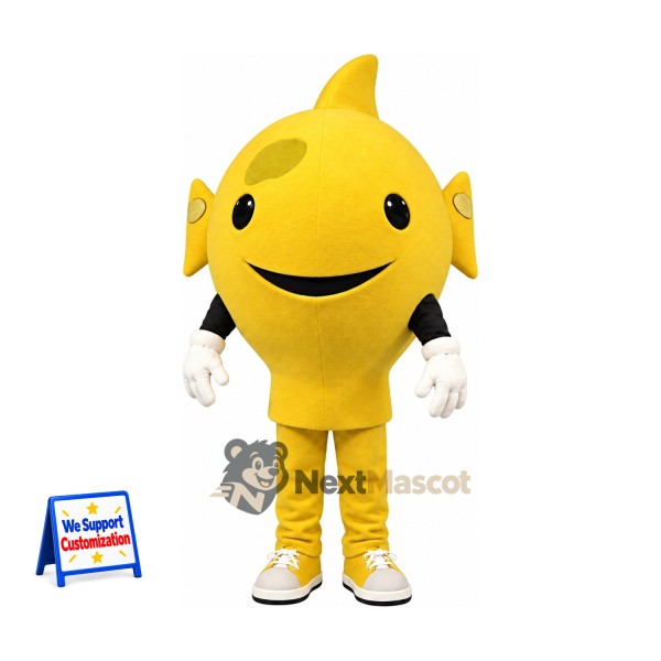 Fish Mascot Costume - Yellow for School Events