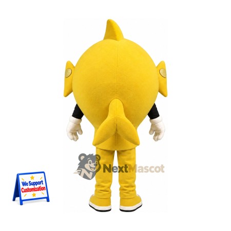 Fish Mascot Costume - Yellow for School Events Fish Mascot Costume - Yellow for School Events