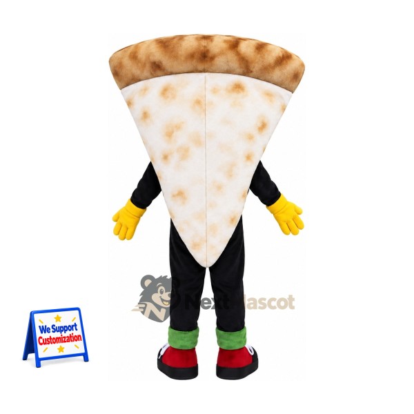 Pizza Slice Mascot Costume - Glasses Pizza Slice Mascot Costume - Glasses