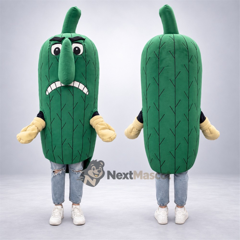 Cucumber Mascot Costume - Green Cucumber Mascot Costume - Green