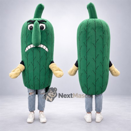 Cucumber Mascot Costume - Green Cucumber Mascot Costume - Green