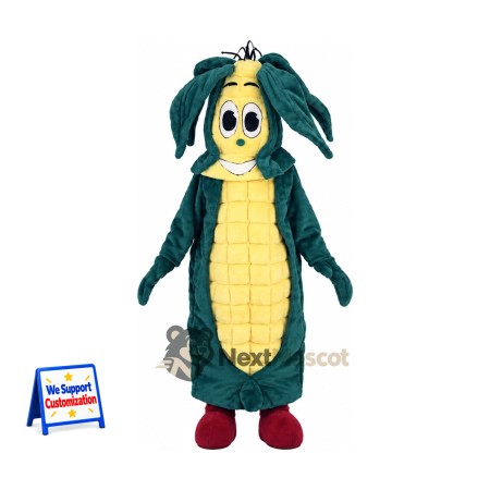 Corn Mascot Costume - Dark Green Husk Corn Mascot Costume - Dark Green Husk