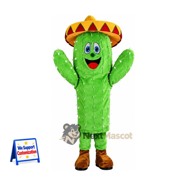 Cactus Mascot Costume - Sombrero for Parades