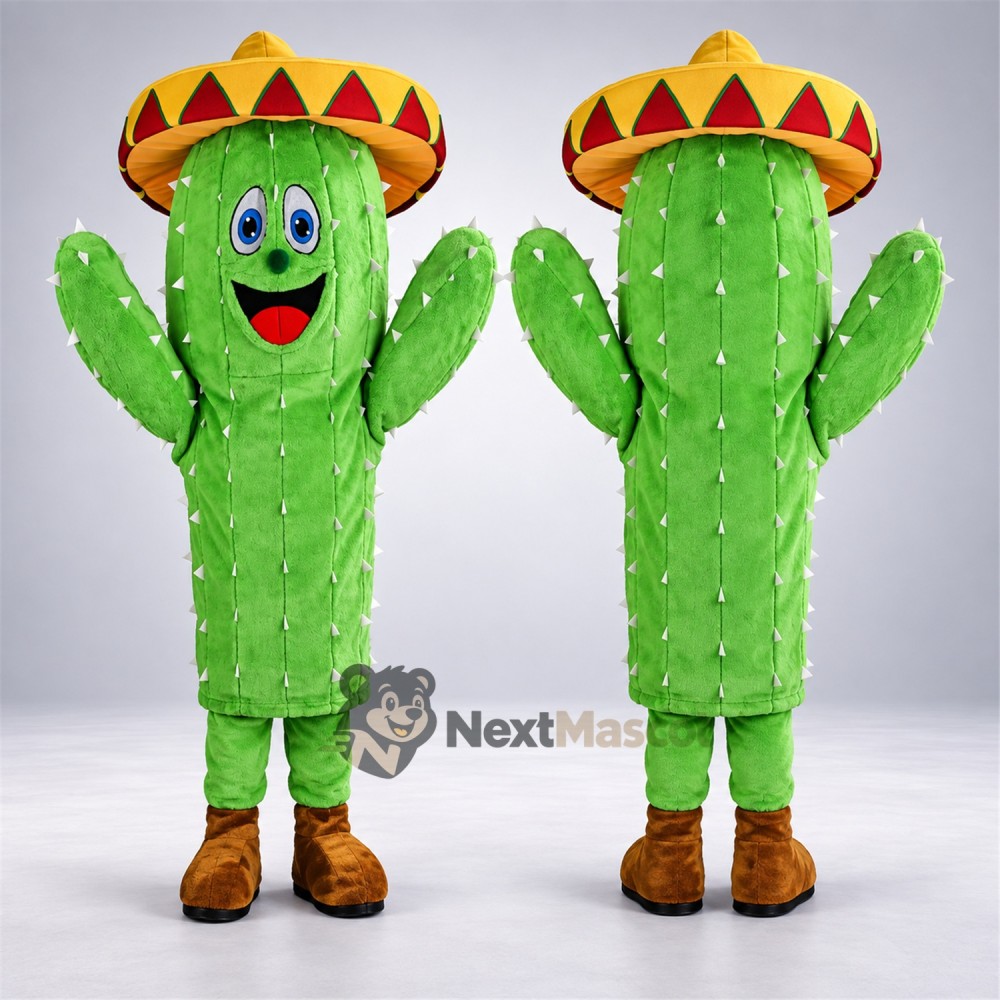 Cactus Mascot Costume - Sombrero for Parades Cactus Mascot Costume - Sombrero for Parades