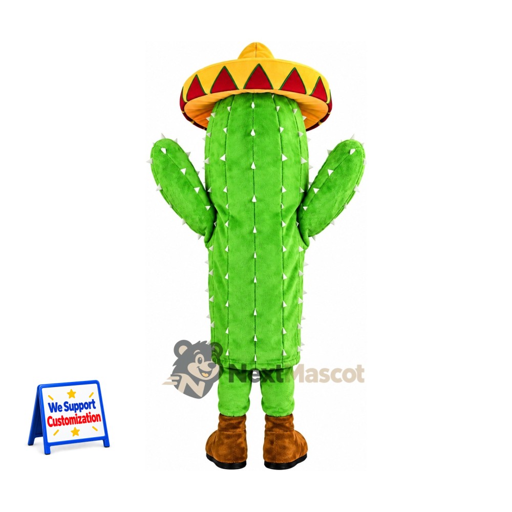 Cactus Mascot Costume - Sombrero for Parades Cactus Mascot Costume - Sombrero for Parades