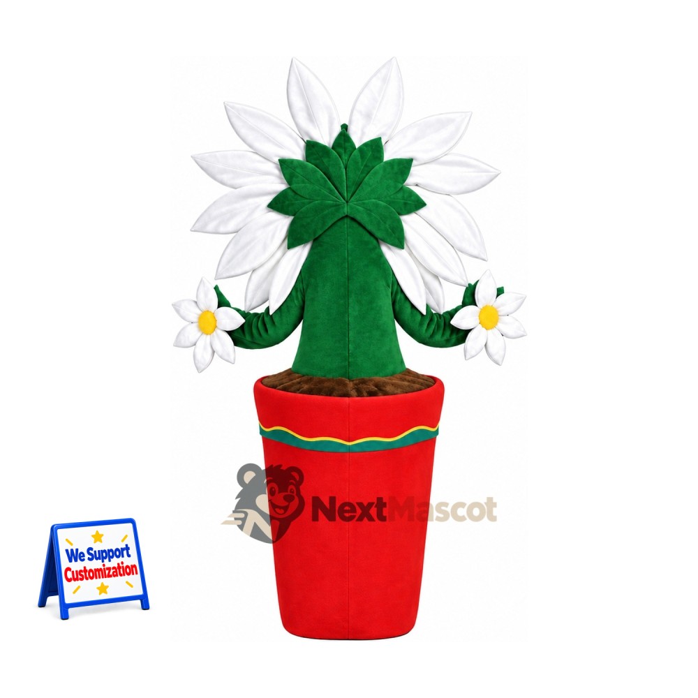 Potted Daisy Mascot Costume