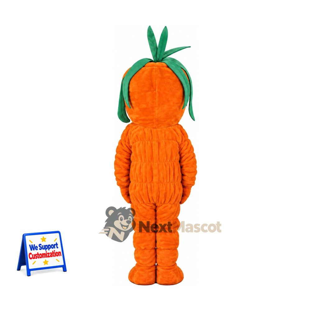 Carrot Mascot Costume - Textured Body for Food Festivals Carrot Mascot Costume - Textured Body for Food Festivals