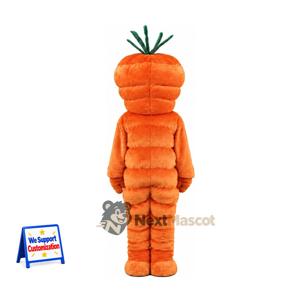 Carrot Mascot Costume - Segmented Body Carrot Mascot Costume - Segmented Body