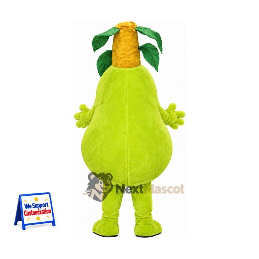 Pear Mascot Costume - Propeller for Food Festivals Pear Mascot Costume - Propeller for Food Festivals