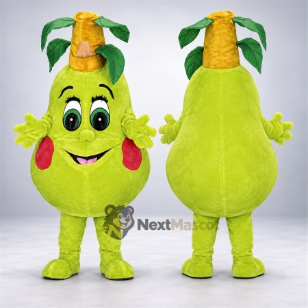 Pear Mascot Costume - Propeller for Food Festivals Pear Mascot Costume - Propeller for Food Festivals