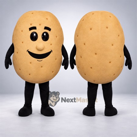 Potato Mascot Costume - Black Arms and Legs Potato Mascot Costume - Black Arms and Legs