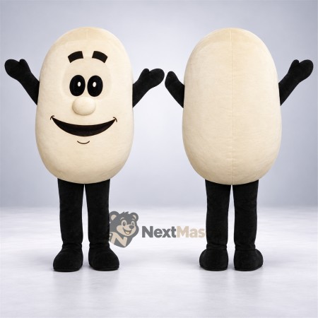 Egg Mascot Costume - Black Arms and Legs Egg Mascot Costume - Black Arms and Legs