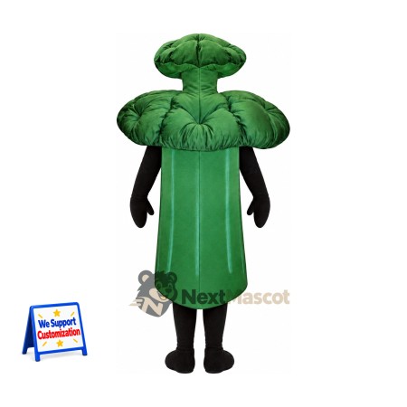 Broccoli Mascot Costume - Open Face Broccoli Mascot Costume - Open Face