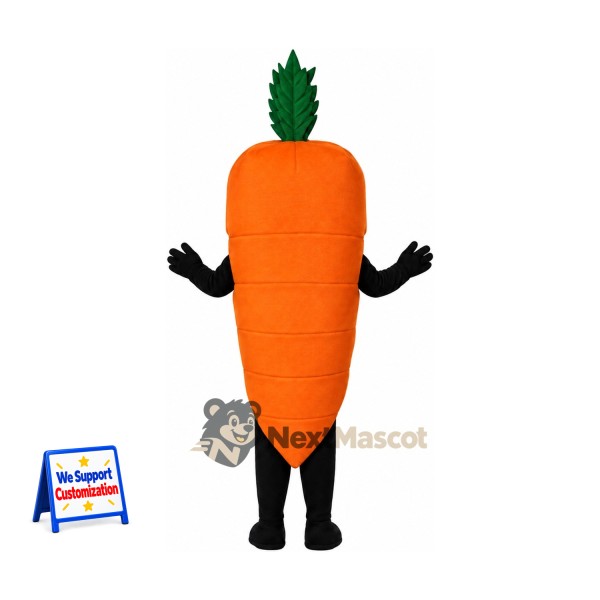 Carrot Mascot Costume - Large White Eyes Carrot Mascot Costume - Large White Eyes