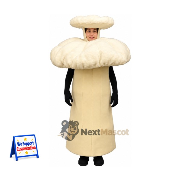 Mushroom Mascot Costume - Open Face