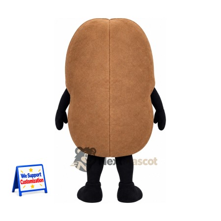 Bread Roll Mascot Costume - Big White Teeth Bread Roll Mascot Costume - Big White Teeth