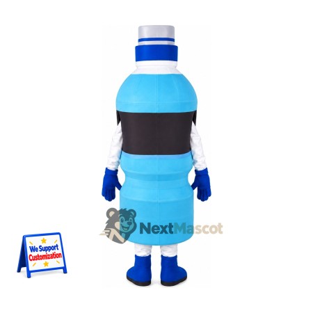 Bottle Mascot Costume - Blue