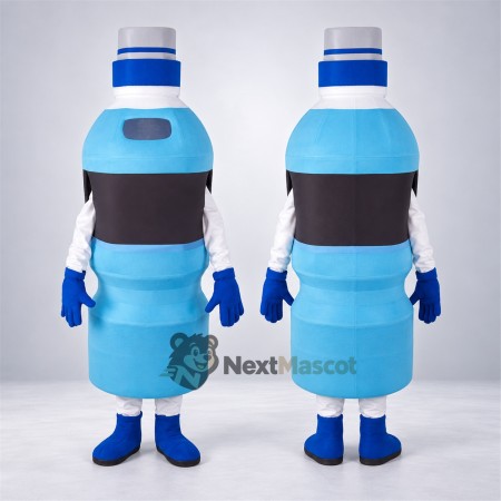 Bottle Mascot Costume - Blue