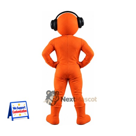 Diver Mascot Costume - Orange Diver Mascot Costume - Orange