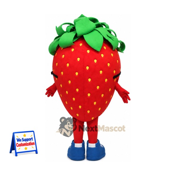 Strawberry Mascot Costume - Glasses Strawberry Mascot Costume - Glasses