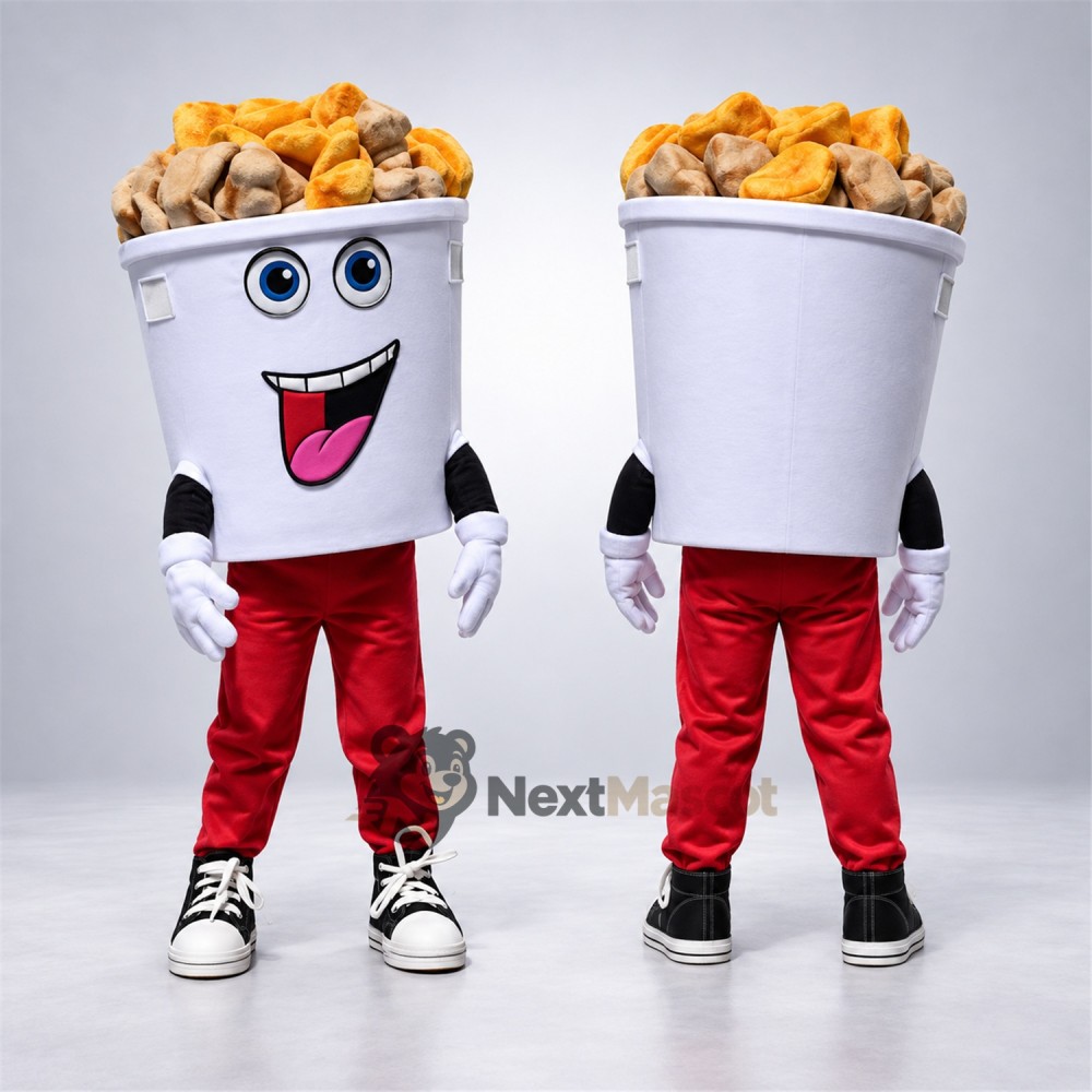 Poutine Cup Mascot Costume Poutine Cup Mascot Costume