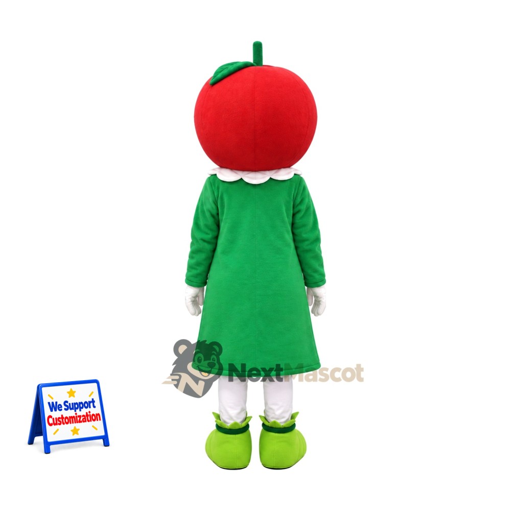 Tomato Head Girl Mascot Costume