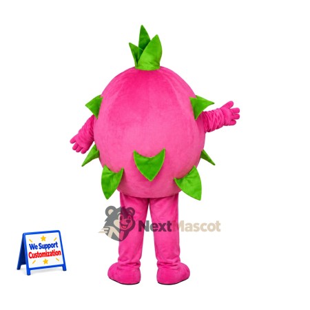 Dragon Fruit Mascot Costume - Pink Dragon Fruit Mascot Costume - Pink