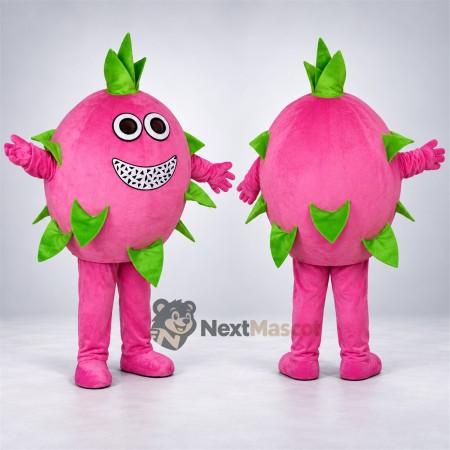 Dragon Fruit Mascot Costume - Pink Dragon Fruit Mascot Costume - Pink