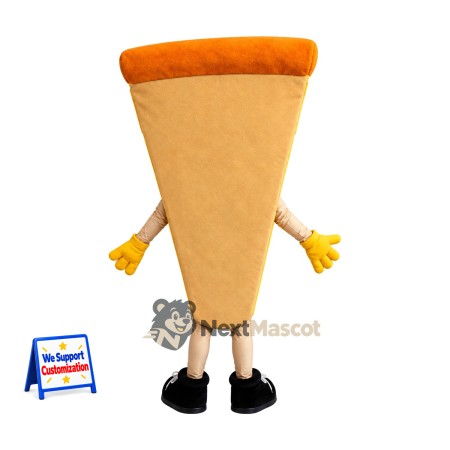 Pizza Slice Mascot Costume - Black Shoes Pizza Slice Mascot Costume - Black Shoes