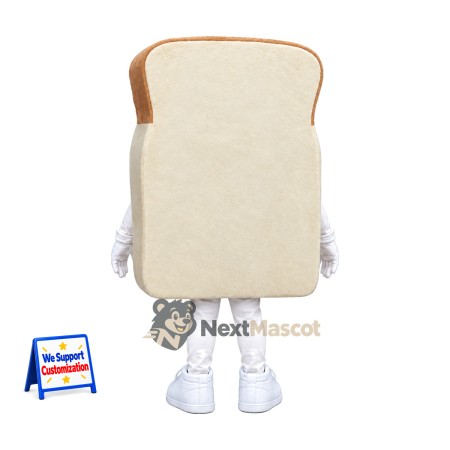Bread Mascot Costume - Mustache Bread Mascot Costume - Mustache
