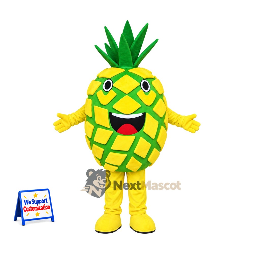 Pineapple Mascot Costume - Glasses