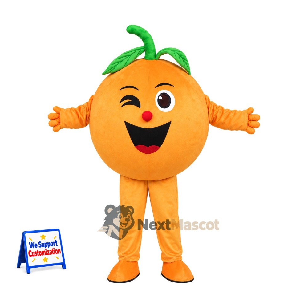 Orange Mascot Costume Orange Mascot Costume