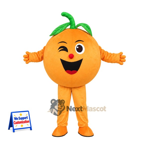 Orange Mascot Costume