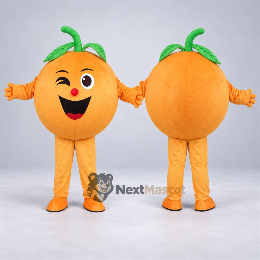 Orange Mascot Costume Orange Mascot Costume