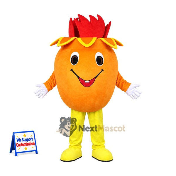 Flower Mascot Costume - Yellow for School Events