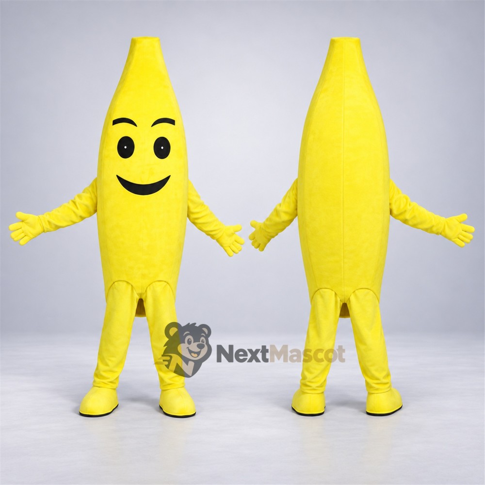 Banana Mascot Costume for Food Festivals Banana Mascot Costume for Food Festivals
