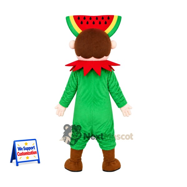 Watermelon Head Character Mascot Costume