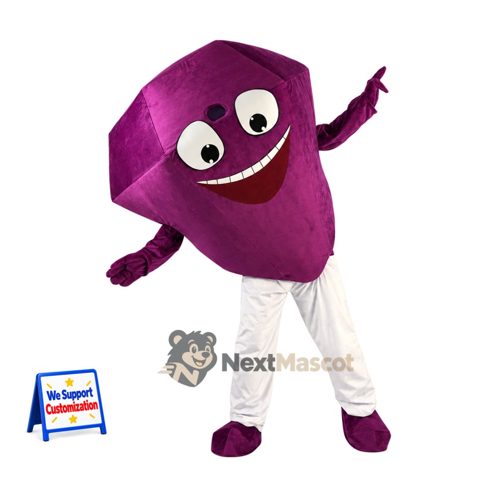 Gem Mascot Costume - Purple Gem Mascot Costume - Purple