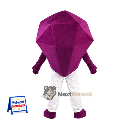 Gem Mascot Costume - Purple Gem Mascot Costume - Purple