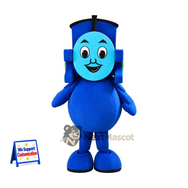 Train Mascot Costume - Blue
