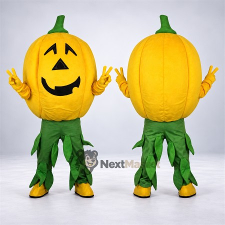 Jack O Lantern Mascot Costume - Green Leaf Pants Jack O Lantern Mascot Costume - Green Leaf Pants